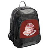 Rose Cake Backpack, Dessert Lover Backpack, Sweet Treat Design, Stylish Backpack, Backpack for Students, Cake Art Backpack - Tawshia